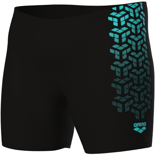 Arena KIKKO V SWIM MID JAMMER GRAPHIC Pánske plavky, čierna, veľkosť