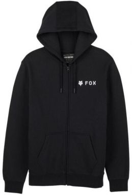 Fox FLEECE ZIP Pánska mikina, čierna, veľkosť