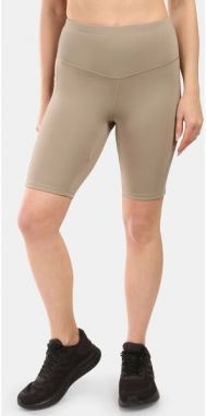 KILPI ARTEMI Dámske krátke legíny, khaki, veľkosť