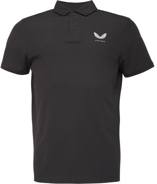 CASTORE CLUB ESSENTIAL SS POLO Pánske polo tričko, čierna, veľkosť
