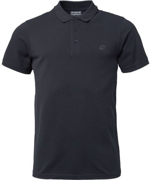 Lotto SAVVAS Pánske polo tričko, čierna, veľkosť XXL