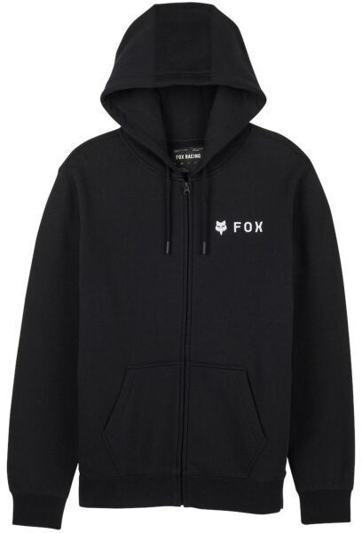 Fox FLEECE ZIP Pánska mikina, čierna, veľkosť