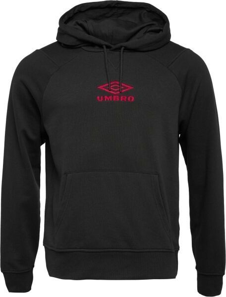 Umbro ICONIC HOODIE Pánska mikina, čierna, veľkosť