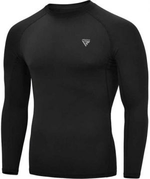 RDX T15 RASH GUARD Pánske športové tričko, čierna, veľkosť XXL