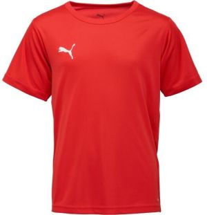 Puma teamRISE Chlapčenské futbalové tričko, červená, veľkosť