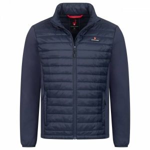 HOHENHORN KAPRUN Pánska hybridná bunda, tmavo modrá, veľkosť