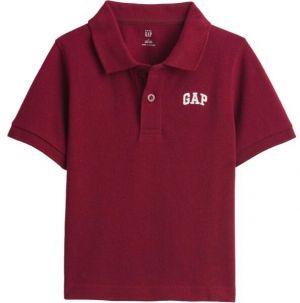 GAP V-FRCH SS LOGO PIQUE POLO Detské polo tričko, červená, veľkosť 5Y