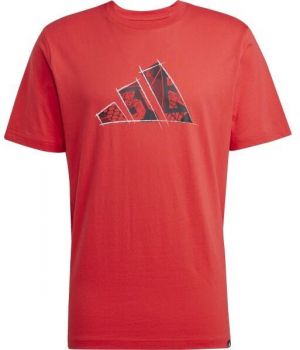adidas M PHOTO TEE 2 Pánske tričko, červená, veľkosť XXL