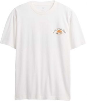 GAP V-FRCH SS GAP VINTAGE GRAPHICS Pánske tričko, biela, veľkosť