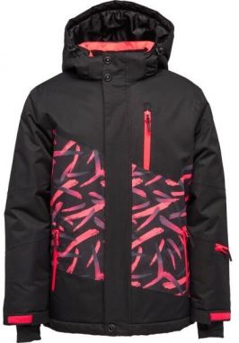 Lewro WISTERIA Dievčenská zimná bunda, čierna, veľkosť 128-134