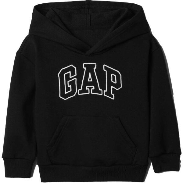 GAP V-LOGO PO Detská mikina, čierna, veľkosť 3Y