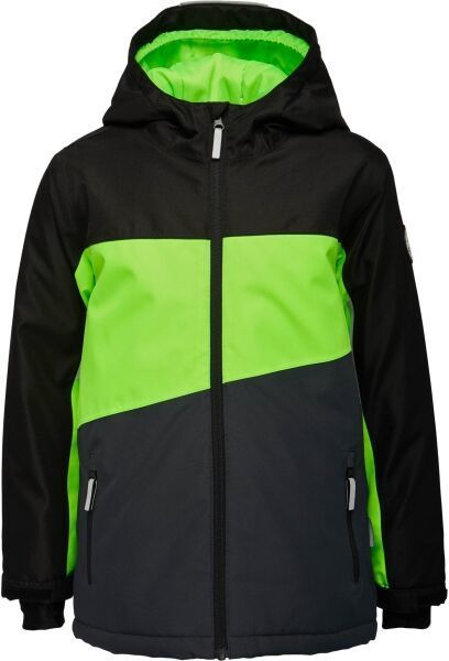 Lewro DARRYN Chlapčenská lyžiarska bunda, čierna, veľkosť 164-170