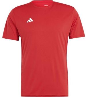 adidas ADIZERO ESSENTIALS TEE Pánske bežecké tričko, červená, veľkosť