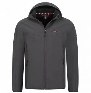 HOHENHORN ALPBERG Pánska softshellová bunda, tmavo sivá, veľkosť