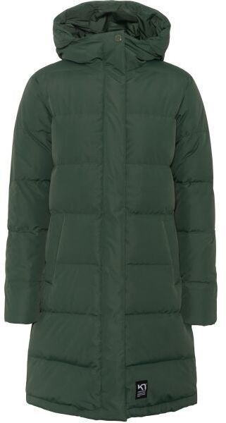 KARI TRAA KYTE Dámska páperová parka, tmavo zelená, veľkosť
