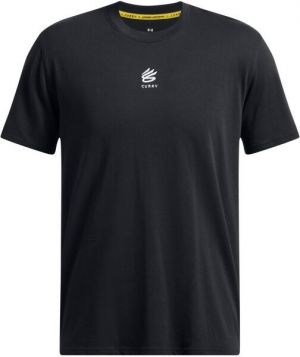 Under Armour CURRY LOGO TEE Pánske tričko, čierna, veľkosť