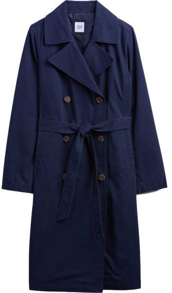 GAP V-NEW MODERN TRENCH Dámsky trenčkot, tmavo modrá, veľkosť