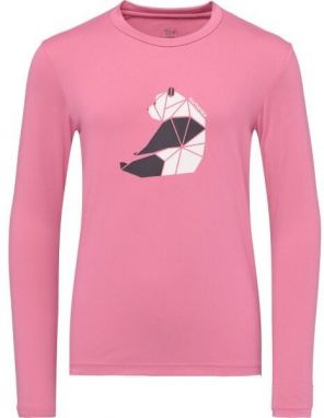 Klimatex AGUNG Detské funkčné tričko s dlhým rukávom, ružová, veľkosť