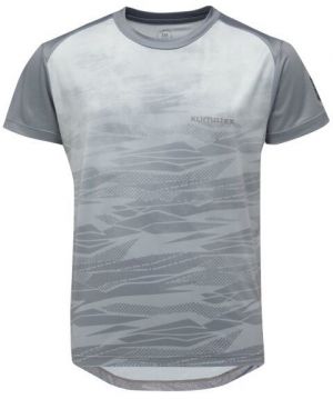 Klimatex NATHAN Detské MTB tričko s krátkym rukávom, sivá, veľkosť