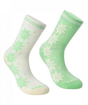 KARI TRAA VINST Dámske ponožky, svetlo zelená, veľkosť