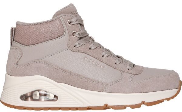 Skechers UNO - STACRE SHINE Dámska vychádzková obuv, sivá, veľkosť