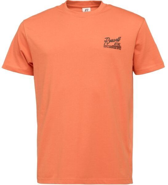 Russell Athletic T-SHIRT Pánske tričko, oranžová, veľkosť