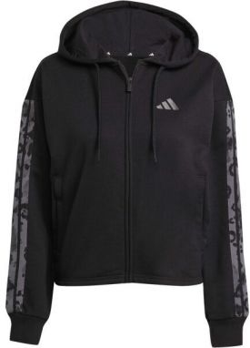 adidas W AOP FT FZ Dámska mikina, čierna, veľkosť