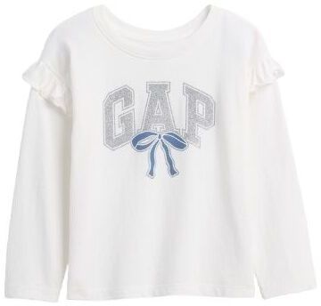 GAP V-LS RFL KNT TOP Detské tričko, biela, veľkosť 4Y