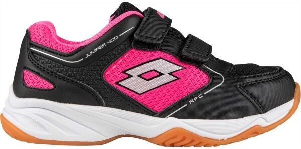 Lotto JUMPER 400 II CL S Detská halová obuv, čierna, veľkosť