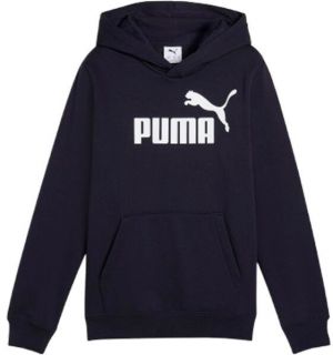 Puma ESSENTIALS NO.1 LOGO HOODIE FL G Dievčenská mikina, tmavě modrá, veľkosť