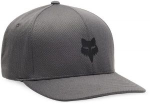 Fox HEAD TECH FLEXFIT HAT Pánska šiltovka, tmavo sivá, veľkosť
