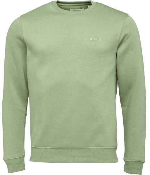 BLEND BHDOWNTON CREW NECK SWEAT NOOS Pánska mikina, svetlo zelená, veľkosť