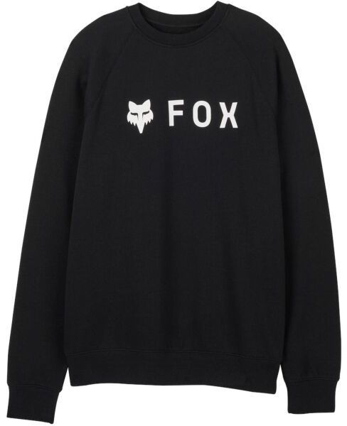 Fox FLEECE CREW Pánska mikina, čierna, veľkosť