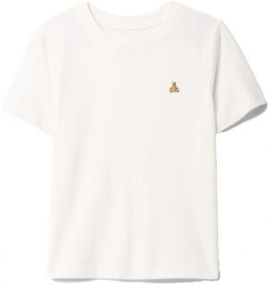 GAP V-BF SS SLD T Chlapčenské tričko, biela, veľkosť 4Y