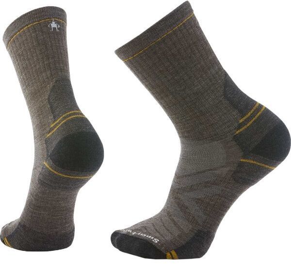 Smartwool HIKE TARGETED CUSHION MID CREW SOCKS Pánske ponožky, hnedá, veľkosť