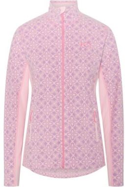 KARI TRAA THALENA Dámska flísová mikina, ružová, veľkosť