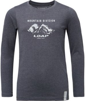 LOAP BIVOR Chlapčenské voľnočasové tričko, tmavo modrá, veľkosť 122-128