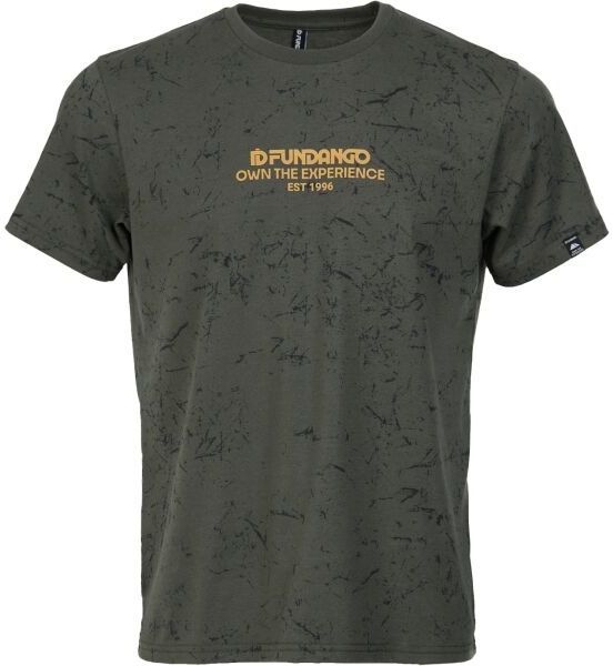 FUNDANGO THEORY Pánske športové tričko, khaki, veľkosť