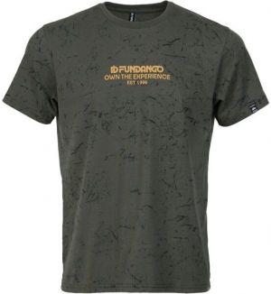 FUNDANGO THEORY Pánske športové tričko, khaki, veľkosť