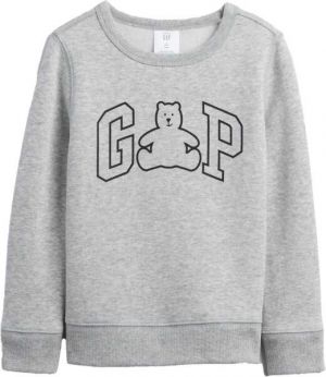 GAP V-DB GR CREW Detská mikina, sivá, veľkosť 2Y