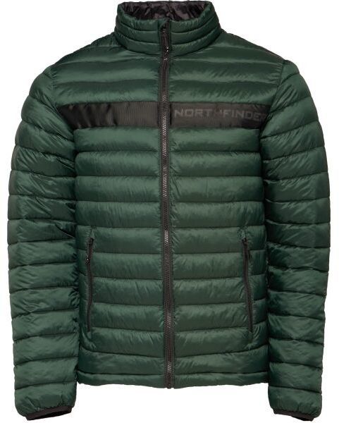 Northfinder MICKEY Pánska zateplená bunda, tmavo zelená, veľkosť