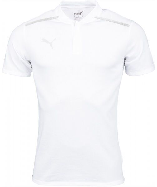 Puma TEAMCUP CASUALS POLO Pánske polo tričko, biela, veľkosť