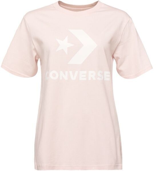 Converse STANDARD FIT CENTER STAR CHEV Dámske tričko, ružová, veľkosť