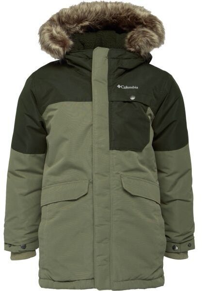 Columbia NORDIC STRIDER JACKET Detská zimná bunda, khaki, veľkosť