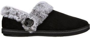 Skechers COZY CAMPFIRE Dámske zateplené papuče, čierna, veľkosť