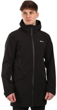 KILPI AYRA Pánsky outdoorový kabát, čierna, veľkosť XXXL