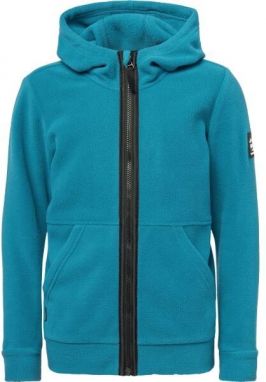 Lewro DIAN Detská flísová mikina, tyrkysová, veľkosť 152-158