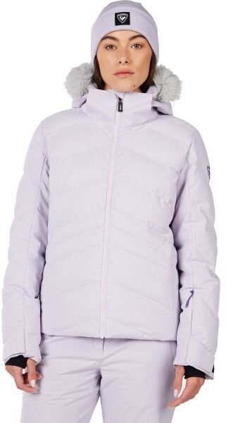 Rossignol W STACI INSULATED JKT Dámska lyžiarska bunda, fialová, veľkosť