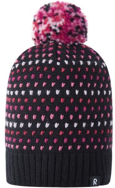 REIMA PAMPULA Detská čiapka, čierna, veľkosť