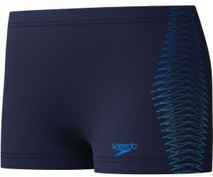 Speedo PLASTISOL PLCEMENT Chlapčenské športové plavky, tmavo modrá, veľkosť 11-12Y